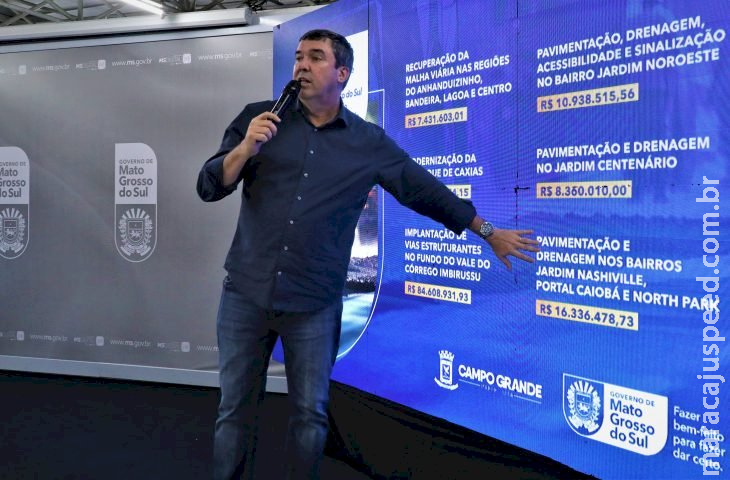 Governo de MS assegura obras de infraestrutra para a Capital que somam investimentos de R$ 146 milhões 