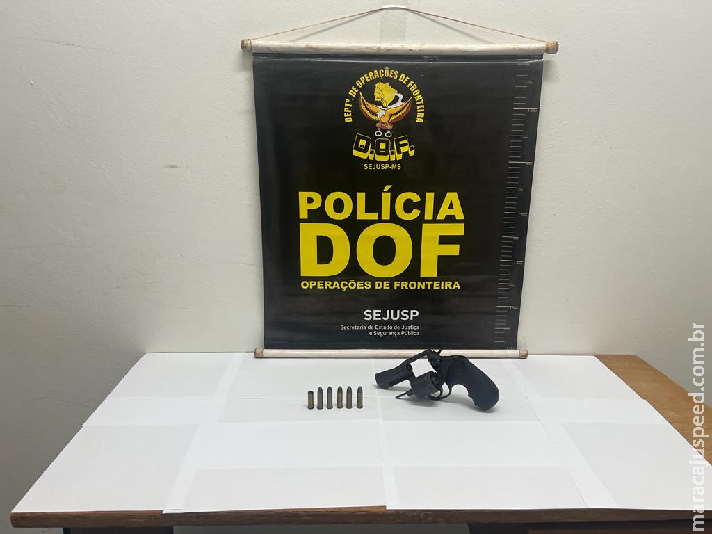 Homem com diversos registros criminais é preso pelo DOF em Japorã com arma de fogo de uso restrito