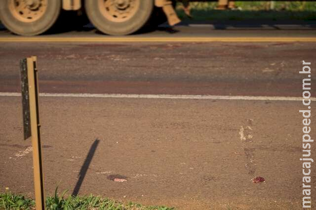 Homem tem corpo dilacerado em atropelamento na BR-163 Homem tem corpo dilacerado em atropelamento na BR-163
