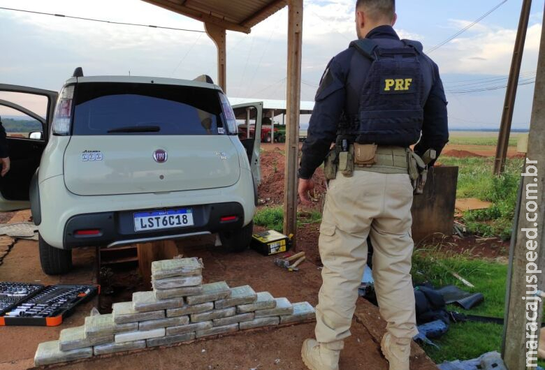 Jovem é preso no MS com cocaína que levaria até São Paulo Jovem é preso no MS com cocaína que levaria até São Paulo