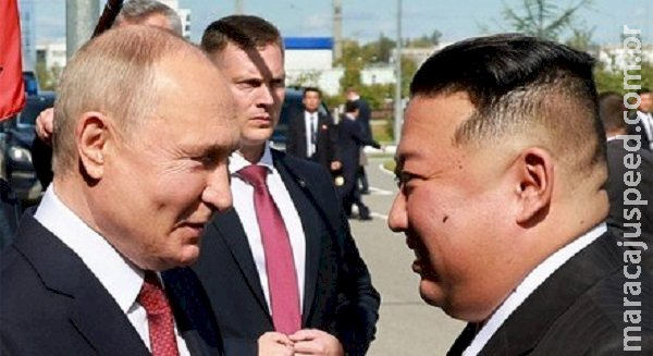 Kim Jong-un diz a Putin que a Rússia vencerá a Ucrânia para Kim Jong-un diz a Putin que a Rússia vencerá a Ucrânia para