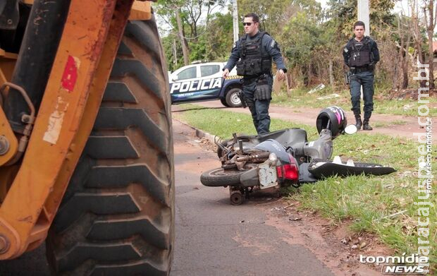 Ladrão toma voadora de dono de moto furtada e acaba preso em Ponta Porã Ladrão toma voadora de dono de moto furtada e acaba preso em Ponta Porã