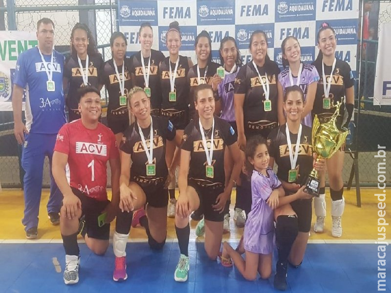 Liga MS de Voleibol definiu os primeiros campeões regionais em Aquidauana e Mundo Novo 