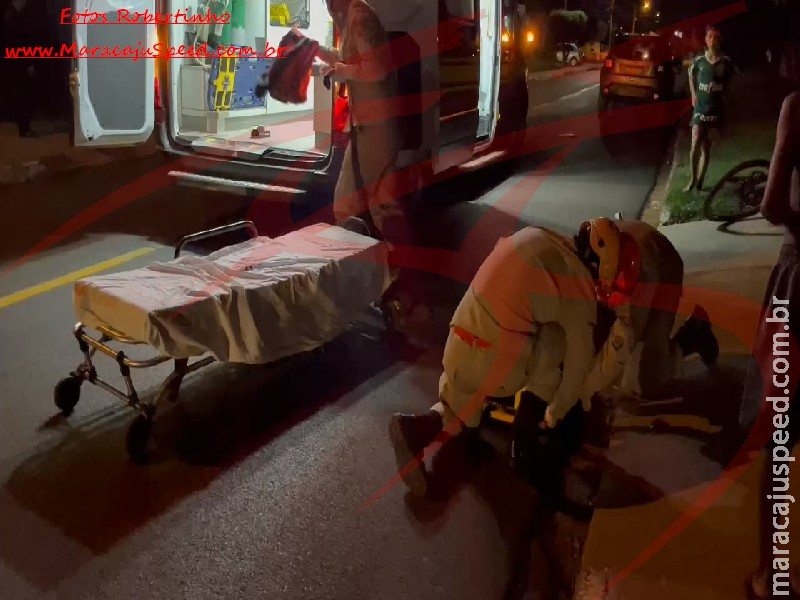 Maracaju: Acidente entre veículo e ciclista na Vila Moreninha, resulta em vítima com TCE Maracaju: Acidente entre veículo e ciclista na Vila Moreninha, resulta em vítima com TCE