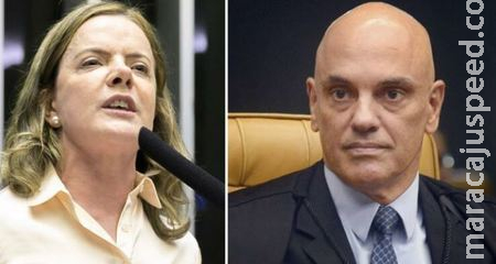 Moraes publica nota de repúdio contra declarações da presidente do PT 