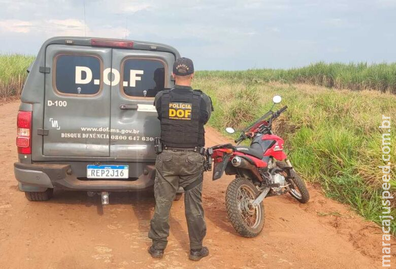 Motocicleta furtada em Juti é recuperada pelo DOF em Iguatemi 