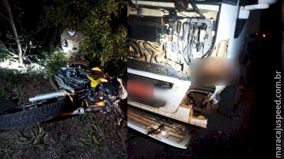 Motociclista morre em acidente com carreta na BR-262 entre Anastácio e Miranda Motociclista morre em acidente com carreta na BR-262 entre Anastácio e Miranda