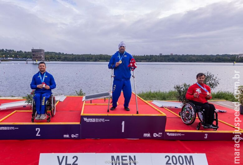 Paratleta de MS vence etapa de Paris da Copa do Mundo de Paracanoagem