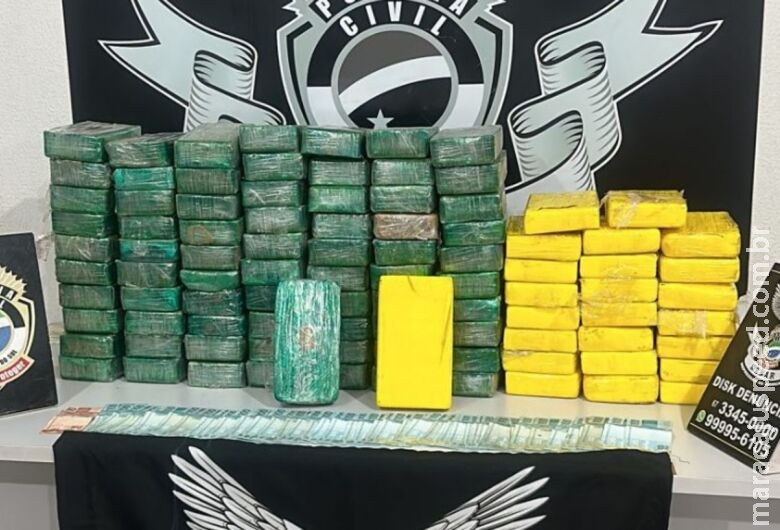 Polícia apreende 100 quilos de cocaína em bairro da Capital
