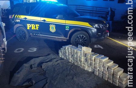 PRF e DENAR apreendem 168 Kg de cocaína em Sidrolândia PRF e DENAR apreendem 168 Kg de cocaína em Sidrolândia