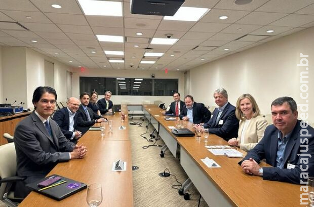 Riedel discute MS com executivos do BID e Banco Mundial nos EUA