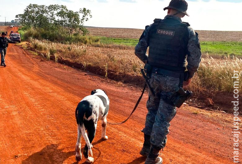 Agora com ajuda de cães farejadores, polícia continua buscas por corpo de indígena Agora com ajuda de cães farejadores, polícia continua buscas por corpo de indígena
