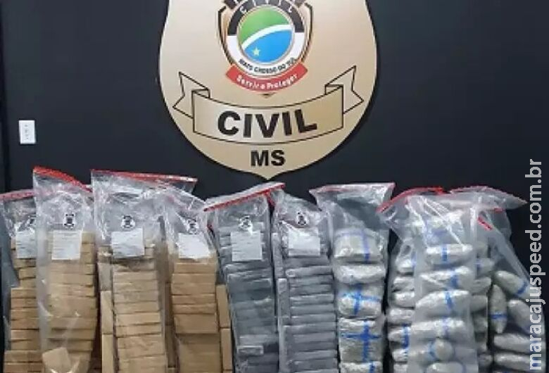 Boliviano é preso com 191 quilos de cocaína e skunk Boliviano é preso com 191 quilos de cocaína e skunk