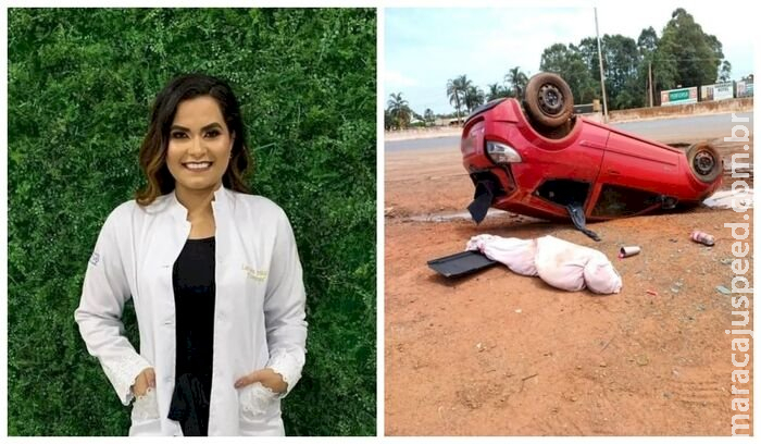 Carro capota e corpo de fisioterapeuta é arremessado com pés e mãos amarrados na BR-060 Carro capota e corpo de fisioterapeuta é arremessado com pés e mãos amarrados na BR-060