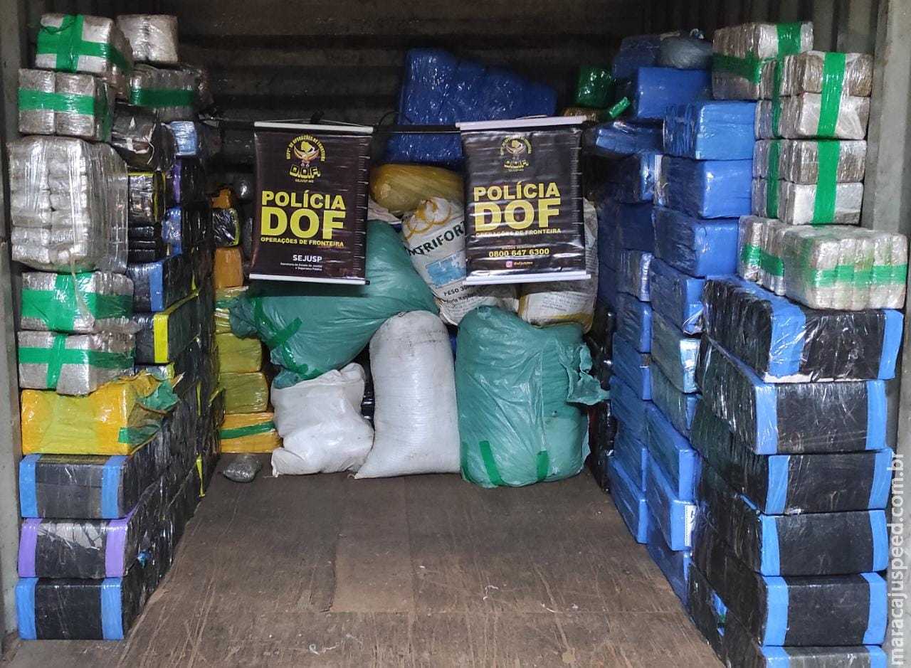 DOF apreende mais de 2,2 toneladas de drogas, recupera dois veículos roubados e recaptura foragido da justiça DOF apreende mais de 2,2 toneladas de drogas, recupera dois veículos roubados e recaptura foragido da justiça