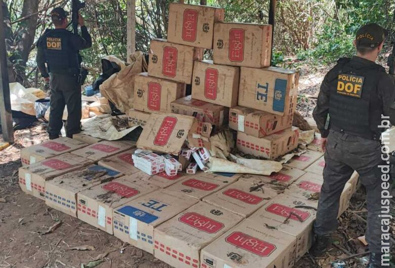 Homem é preso com mais de R$ 100 mil em contrabando de cigarros no Rio Paraná Homem é preso com mais de R$ 100 mil em contrabando de cigarros no Rio Paraná