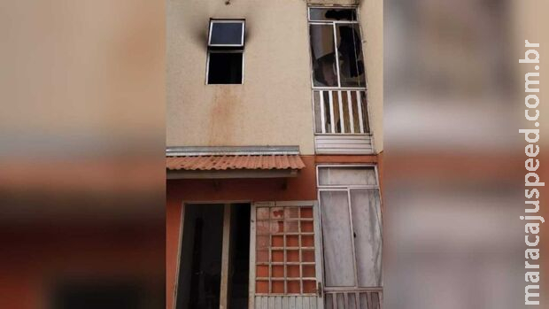 Mulher pula janela de apartamento com os filhos para escapar de incêndio em Três Lagoas