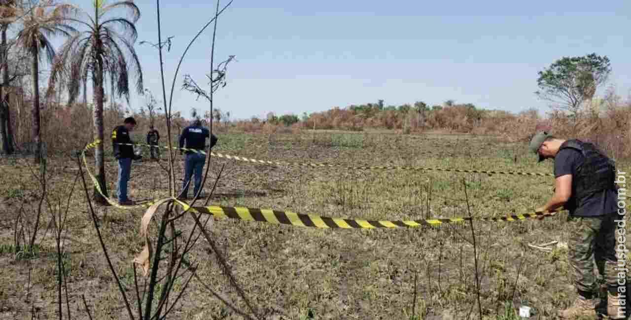 Ossada humana encontrada em fazenda na fronteira com MS é de mulher morta há 5 anos Ossada humana encontrada em fazenda na fronteira com MS é de mulher morta há 5 anos