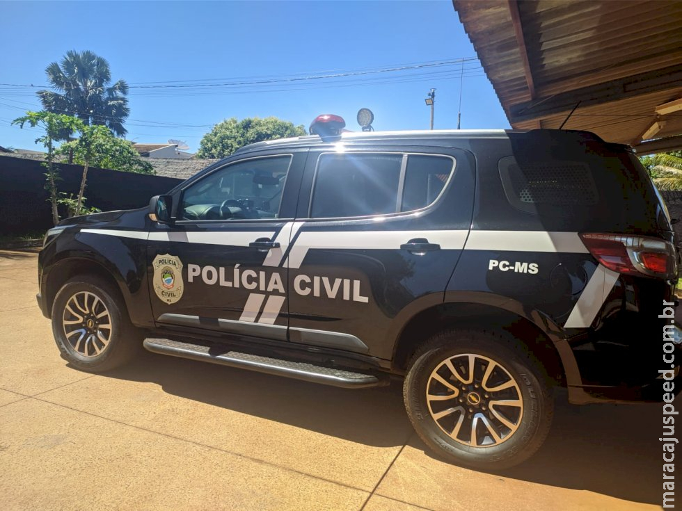 Polícia civil de Vicentina prende em flagrante jovem acusado de tráfico de drogas