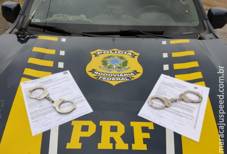 PRF cumpre dois mandados de prisão em Porto Murtinho PRF cumpre dois mandados de prisão em Porto Murtinho
