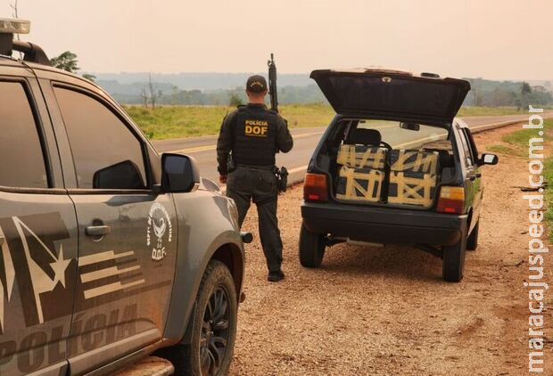 Adolescente é apreendido com droga avaliada em R$ 420 mil na MS-270 Adolescente é apreendido com droga avaliada em R$ 420 mil na MS-270