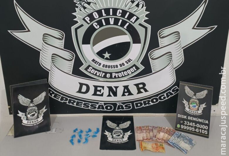 Após denúncia, homem é preso por tráfico de drogas Após denúncia, homem é preso por tráfico de drogas