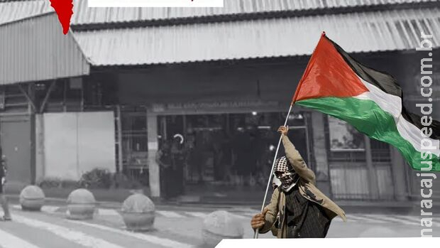 Ato em solidariedade ao povo palestino reúne novamente manifestantes em Campo Grande