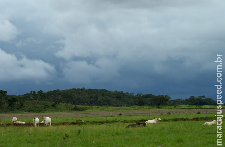 Calorão dá uma trégua nesta segunda-feira e chuvas voltam a ocorrer no Estado