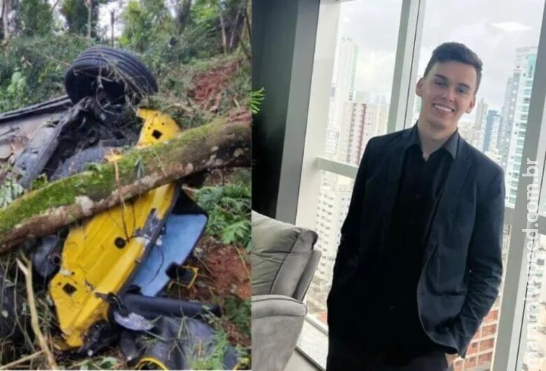 Cantor sertanejo morre após sofrer acidente e veículo cair em ribanceira