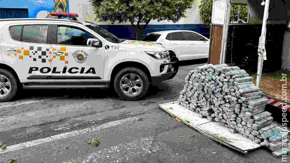 Casal é preso com 320 quilos de maconha em trailer para transporte de cavalo com placa de MS Casal é preso com 320 quilos de maconha em trailer para transporte de cavalo com placa de MS