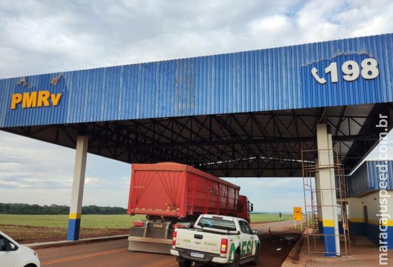Construção do posto da PMR na rodovia MS-162 chega à reta final