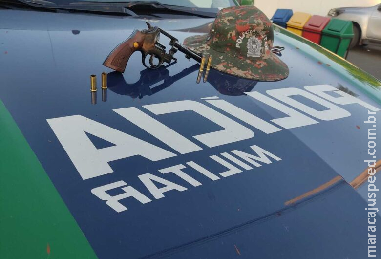 Durante Operação, homem é flagrado por porte ilegal de arma de fogo Durante Operação, homem é flagrado por porte ilegal de arma de fogo