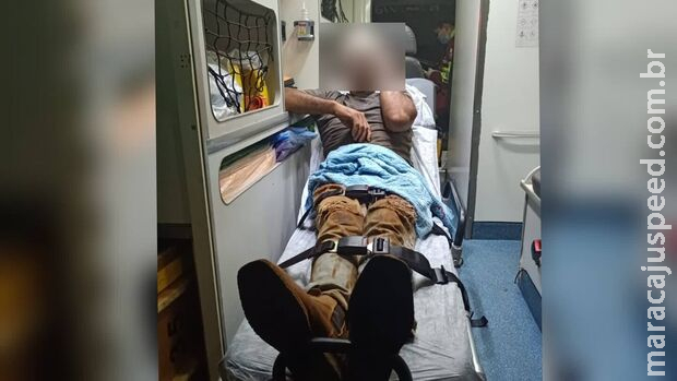 Homem leva tiro no ouvido em Sidrolândia e busca socorro em concessionária de rodovia Homem leva tiro no ouvido em Sidrolândia e busca socorro em concessionária de rodovia