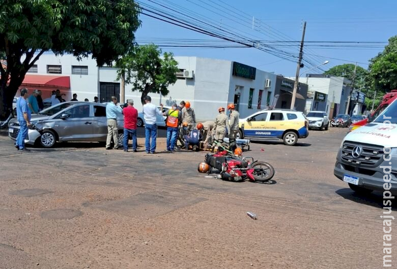 Idoso morre após se envolver em acidente de moto na região central de Dourados