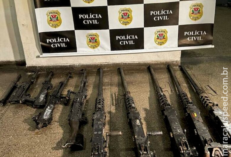 Mais duas metralhadoras roubadas do Exército são recuperadas Mais duas metralhadoras roubadas do Exército são recuperadas