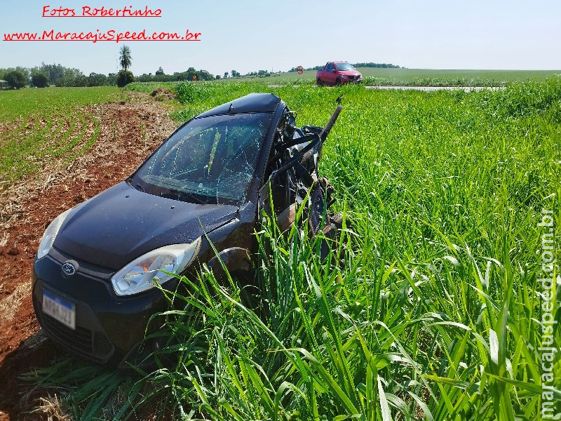 Maracaju: Colisão entre caminhão e veículo no mini anel rodoviário, resulta em condutor com TCE e veículos totalmente destruídos