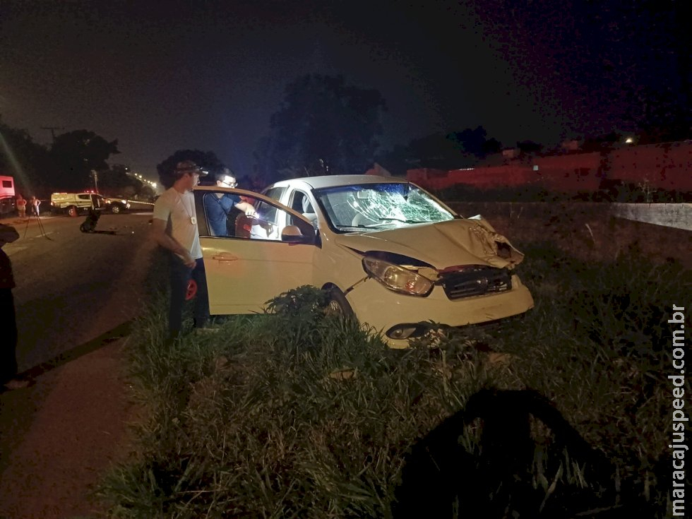 Motociclista morre e mulher sofre graves ferimentos em acidente no Los Angeles, em Campo Grande