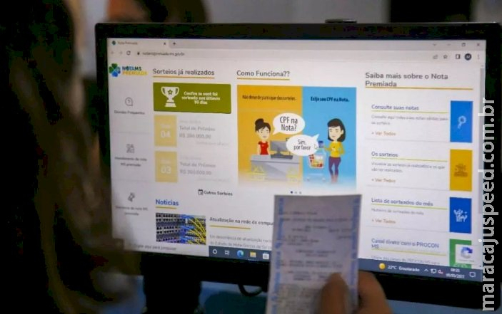 Nota MS Premiada sorteia prêmio de R$ 300 mil nesta quinta Nota MS Premiada sorteia prêmio de R$ 300 mil nesta quinta