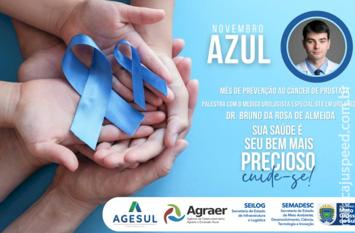 Novembro Azul: Seilog e Agesul reforçam discussões sobre saúde do homem