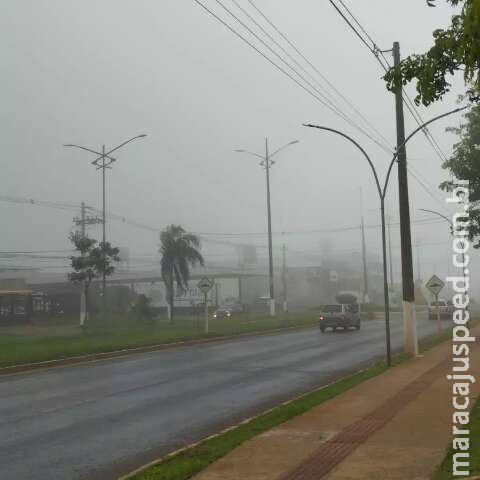  Tempo muda e fronteira é tomada por nevoeiro nesta manhã