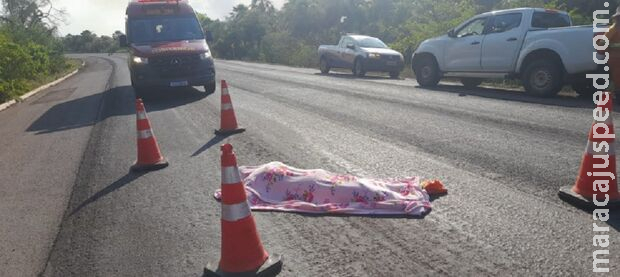 Trabalhador morre após ser atropelado por caminhonete na BR-262, em Corumbá