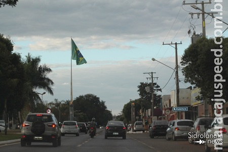 Avanço de frente fria ameniza temperaturas nesta terça-feira em Mato Grosso do Sul