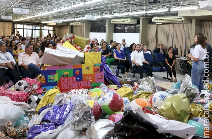 Campanha ‘Caixa Encantada’ arrecada brinquedos para crianças atendidas por 280 instituições