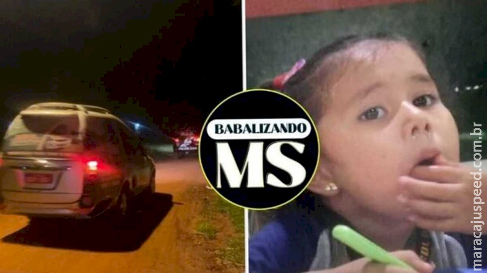 Criança atropelada e morta em MS queria dar susto na irmã que chegava da faculdade