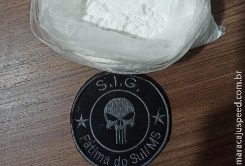 Dois são flagrados no tráfico de cocaína em Fátima do Sul Dois são flagrados no tráfico de cocaína em Fátima do Sul