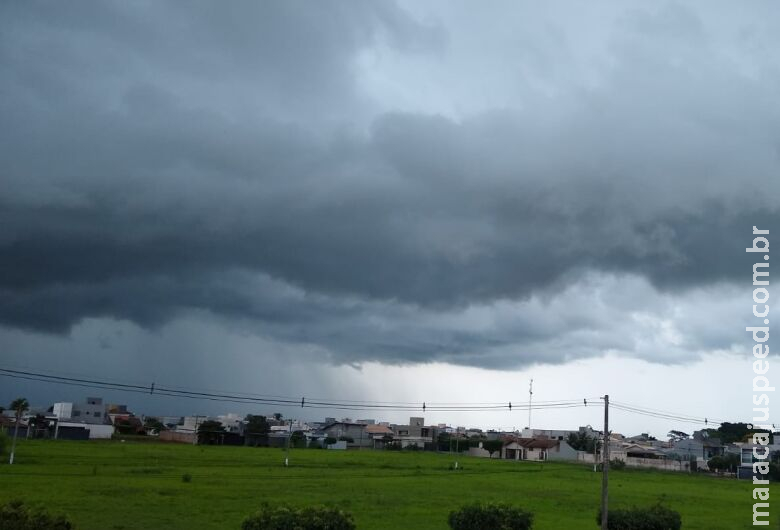 Dourados entra em faixa de alerta de tempestade durante todo o final de semana 
