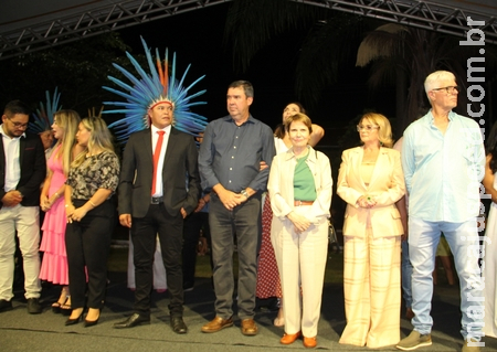 Governador Eduardo Riedel marca presença no lançamento das festividades de 70 anos de Sidrolândia