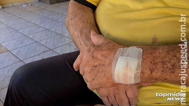 Idoso é agredido pelo neto com barra de ferro no Jardim Centro Oeste Idoso é agredido pelo neto com barra de ferro no Jardim Centro Oeste