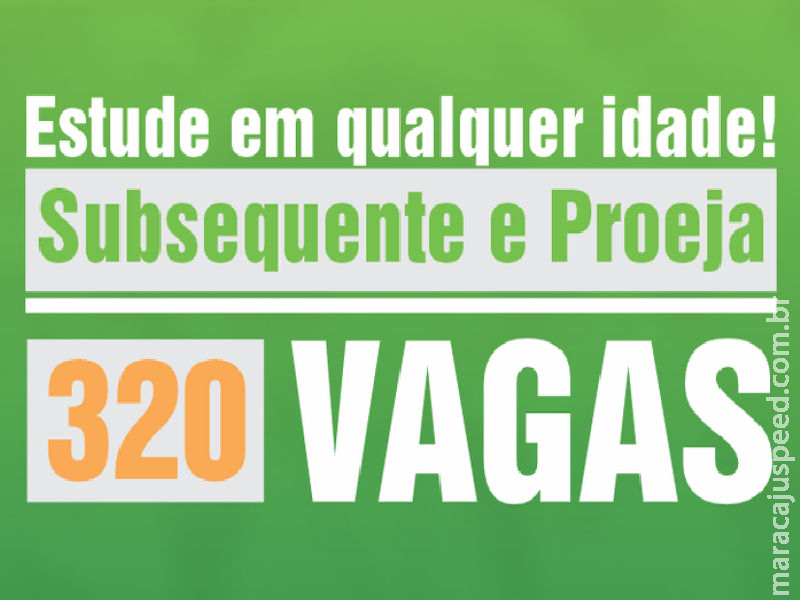 Inscrições em cursos Proeja com bolsas são prorrogadas Inscrições em cursos Proeja com bolsas são prorrogadas