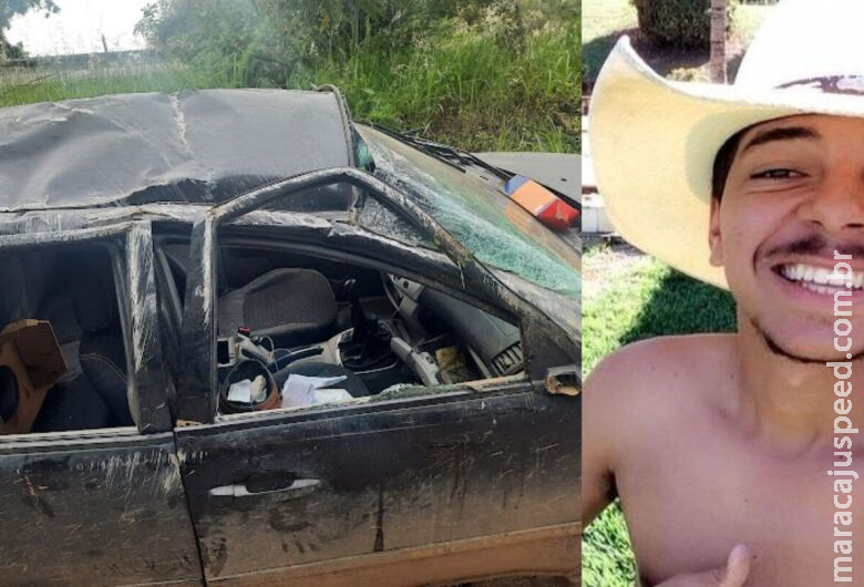 Jovem de MS morre ao capotar caminhonete em estrada no Paraná